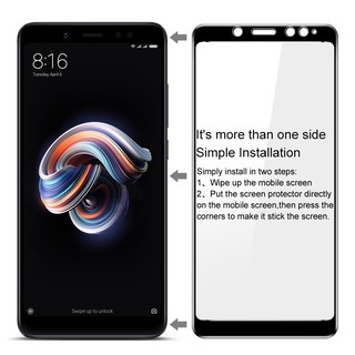 Miếng dán cường lực full cover cho Xiaomi Redmi Note 5/Note 5 Pro