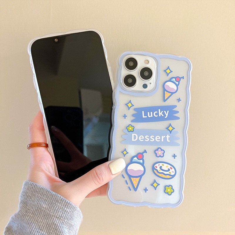 Ốp lưng iphone Ốp Điện Thoại Họa Tiết Sóng Biển Lớn Cho iphone13Promax / xs / xr / Apple 11Pro / 8 / New-14 Dinuo case