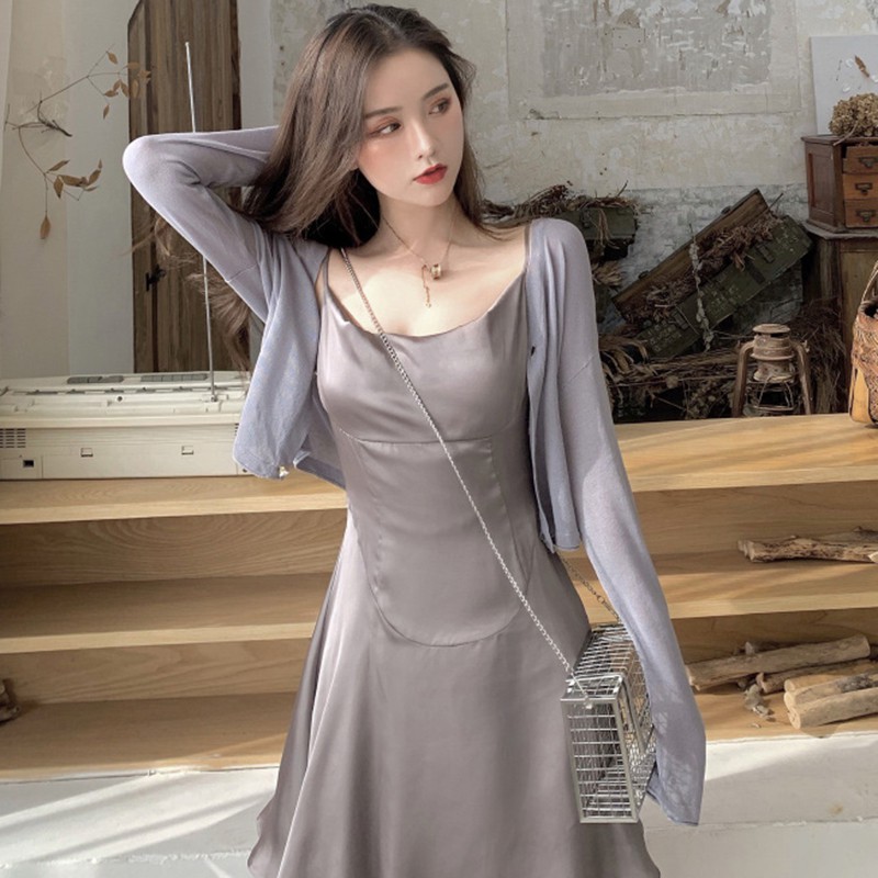 Áo khoác cardigan dệt kim chống nắng thời trang Hàn Quốc ngọt ngào cho nữ | BigBuy360 - bigbuy360.vn