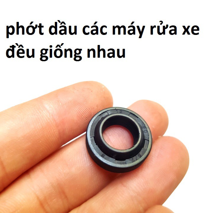 Bộ phớt máy rửa xe mini 3 phớt dầu 3 phớt nước,6 van 1 chiều