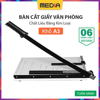 Bàn Cắt Giấy MEDIA Khổ A3 Chất Liệu Bằng Kim Loại