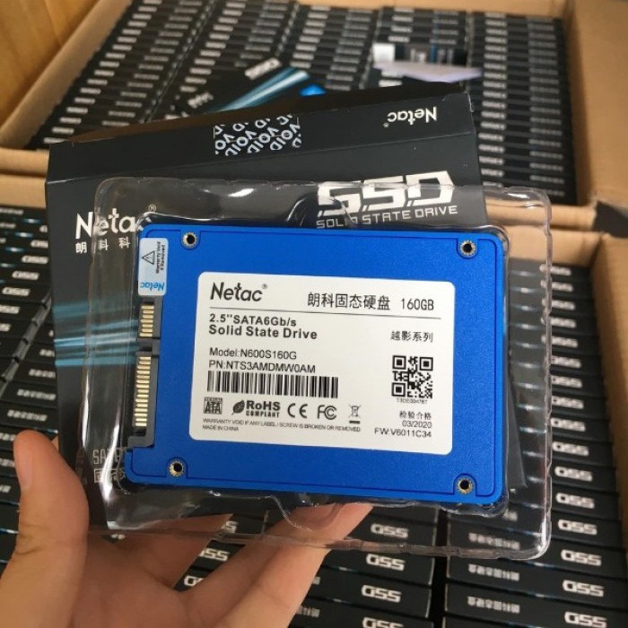 Ổ cứng SSD 2.5 inch SATA Netac N500S N600S 256GB 240GB 160GB 128GB 120GB - bảo hành 3 năm (Giá Dùng Thử)