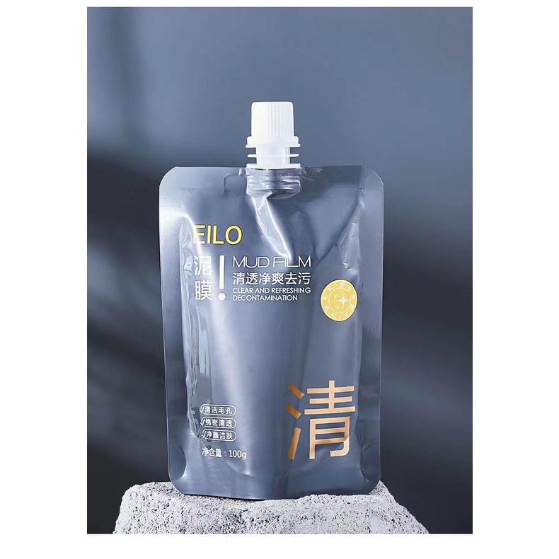 Mặt Nạ Bùn Làm Sạch Sâu Loại Bỏ Mụn Đầu Đen Làm Sáng Da 100g