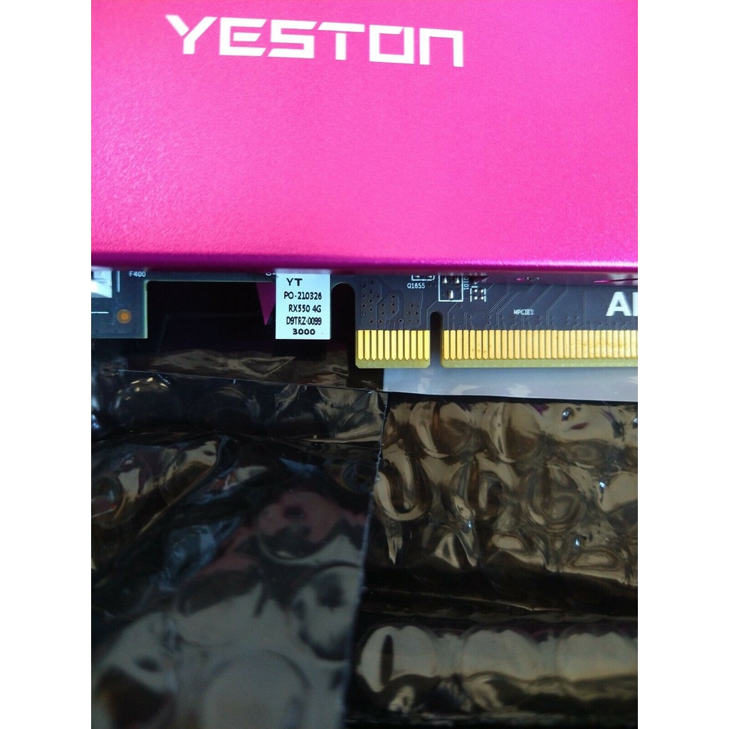 Card đồ hoạ RX550-4G Yeston Card Đồ Họa D5 LP Radeon Chill 4GB Bộ Nhớ GDDR5 128Bit 6000MHz VGA + HDMI + DVI-D GPU