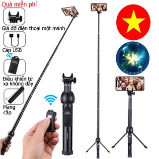 Chân máy ảnh selfie Ecoean 45inch có thể kéo dài kèm remote điều khiển không dây