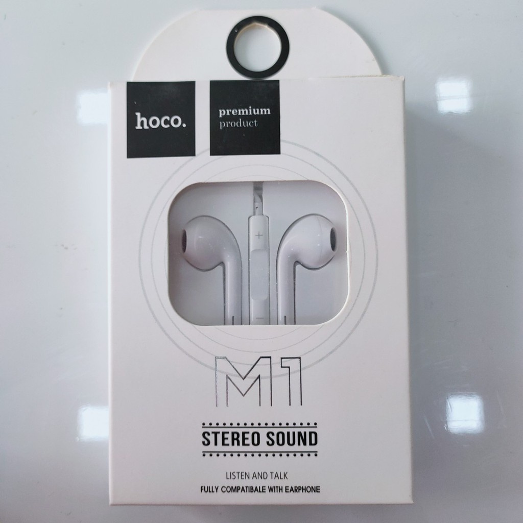 Tai Nghe Nhét Tai Hoco M1 Chính Hãng, Có Micro Đàm Thoại - Bảo Hành 12 Tháng - Phân phối chính hãng bởi LSHOP