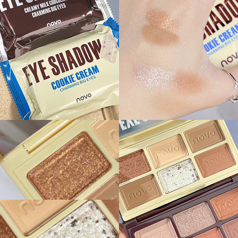 Phấn Mắt Nội Địa Trung Novo Chocolate Silky Eye Shadow Pallette