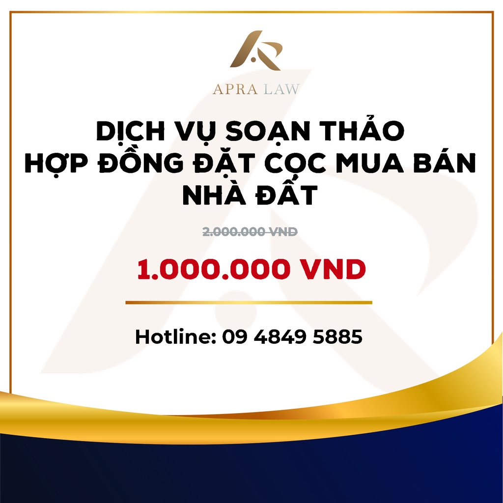 - Dịch vụ soạn thảo hợp đồng nhà đất - Công ty Luật Apra