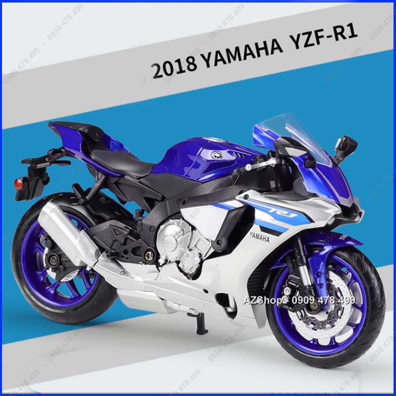 Mô Hình Xe Moto Yamaha YZF-R1 Tỉ Lệ 1:12 - New – MSZ - 8736