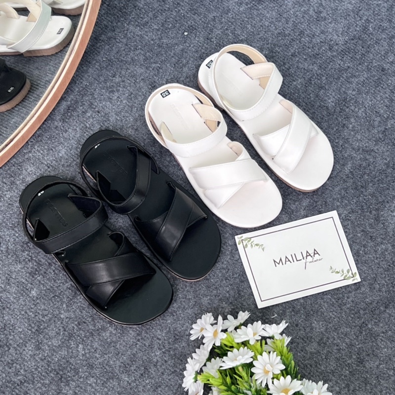 Sandal đế xẹp MAILIAA quai kẹp, quai chéo
