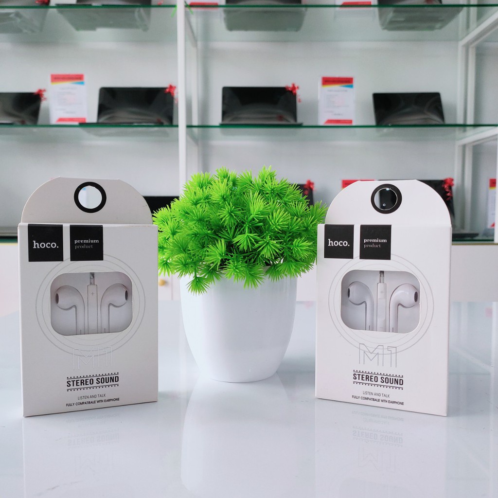 Tai Nghe Nhét Tai Hoco M1 Chính Hãng, Có Micro Đàm Thoại - Bảo Hành 12 Tháng - Phân phối chính hãng bởi LSHOP