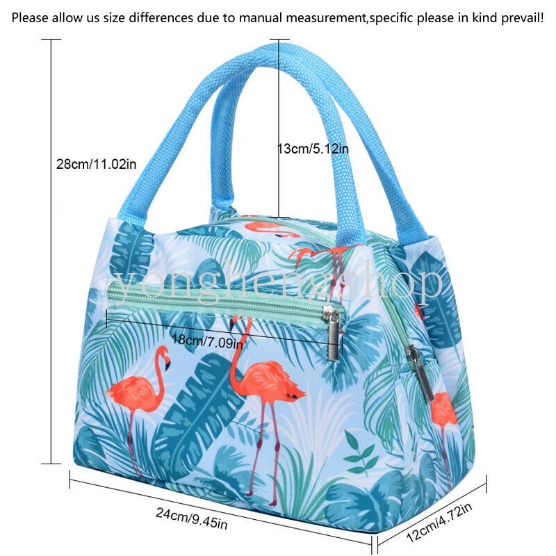 Túi Giữ Nhiệt Đựng Hộp Thức Ăn Họa Tiết Hoạt Hình Đáng Yêu