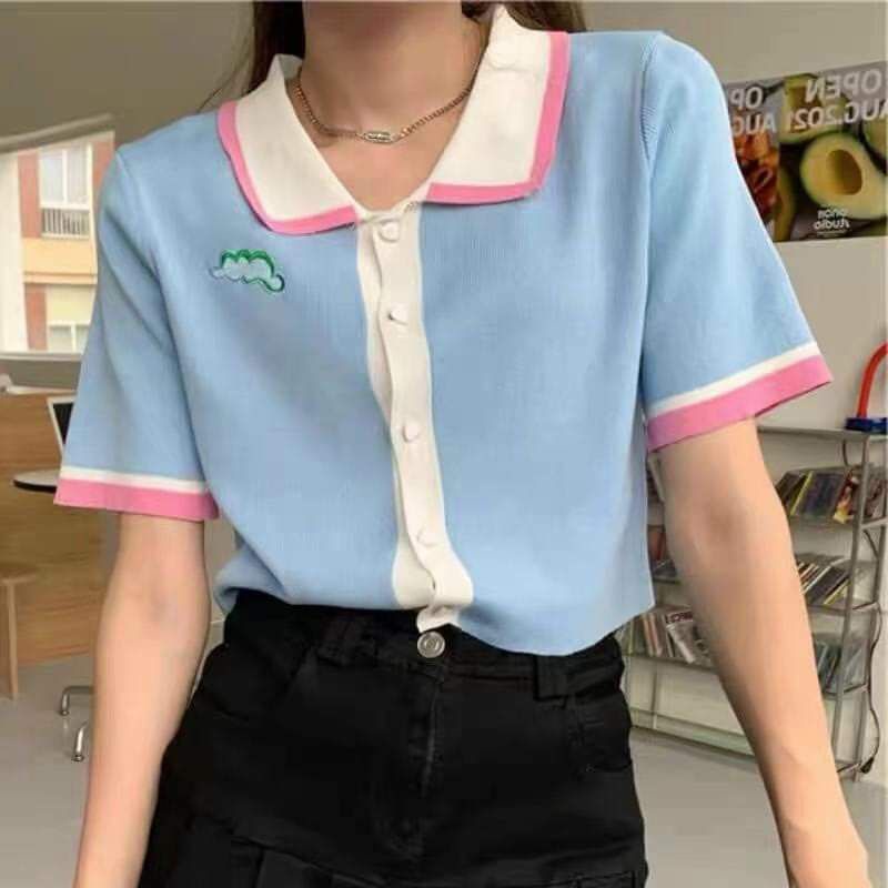 Áo Len cổ bẻ siêu xinh