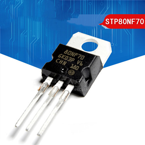 10 chiếc STP80NF70 TO220 P80NF70 TO-220 80NF70 Transistor hàn