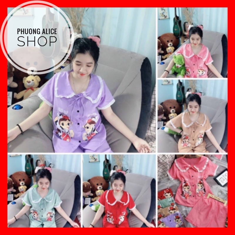 ❤️SALE SẬP SÀN❤️Đồ bộ đùi mặc nhà, đồ bộ tiểu thư đùi mặc nhà[ảnh+video thật]