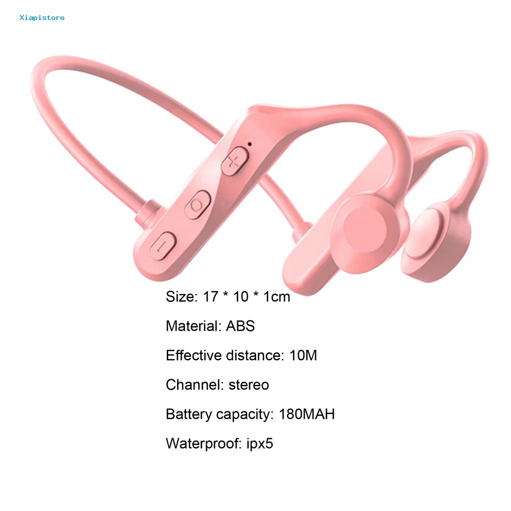 Tai Nghe Không Dây Bluetooth 5.0 Truyền Âm Qua Xương Dùng Lái Xe Tiện Dụng