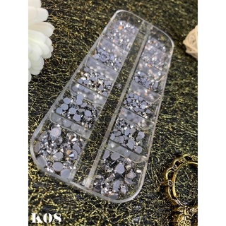 đá khay chân keo mix size