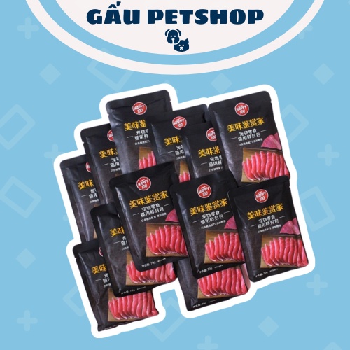 Pate Wanpy Happy 100 Phiên Bản Đặc Biệt Gói Đen 70g