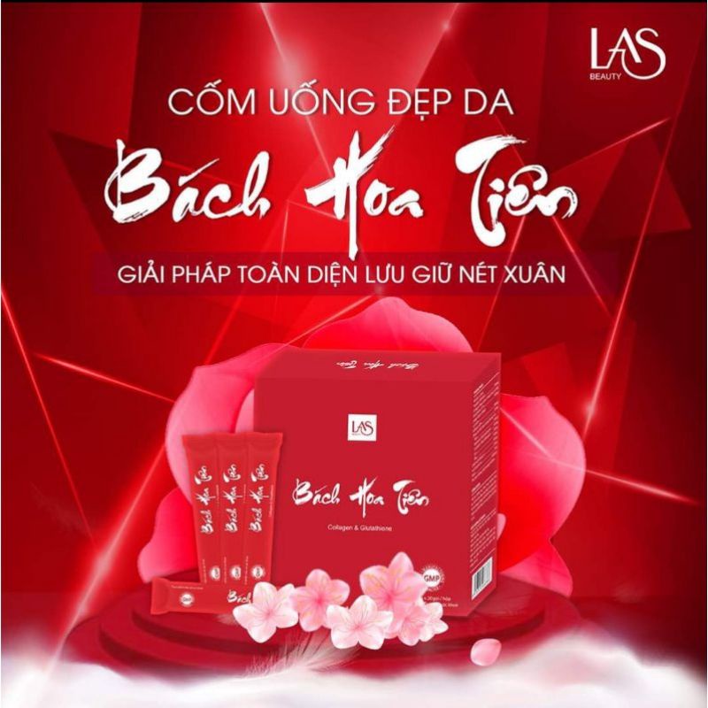 Cốm uống đẹp da Bách Hoa Tiên date mới