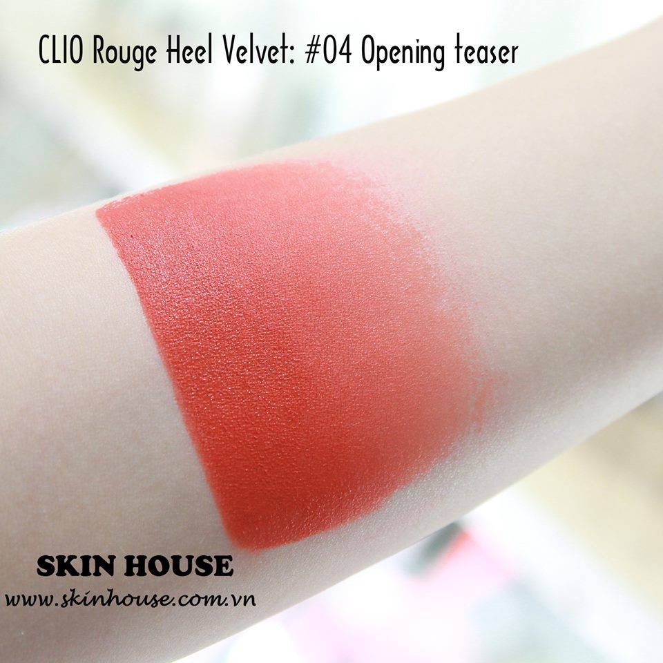 Sẵn - Son Thỏi Club Clio Matte Lipsticks Strongest Rouge Heel Velvet - Skinhouse 0986136861