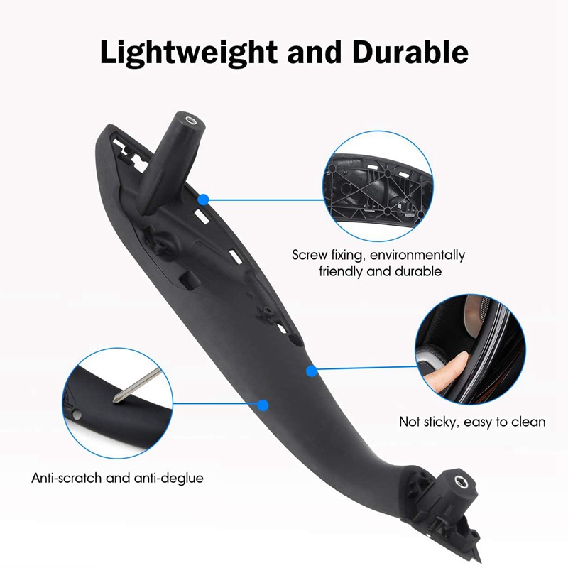 Tay Nắm Cửa Trước/Phải Màu Đen Dành Cho Xe Hơi BMW 3 4 Series F30 F80