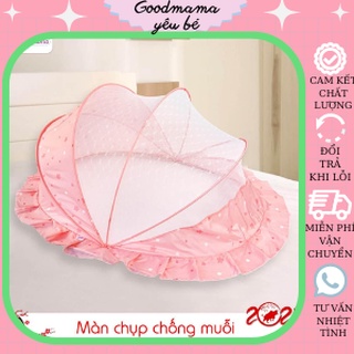 Màn chụp chống muỗi gấp gọn tiện lợi cho bé Goodmama dành cho trẻ từ 0-3 tuổi