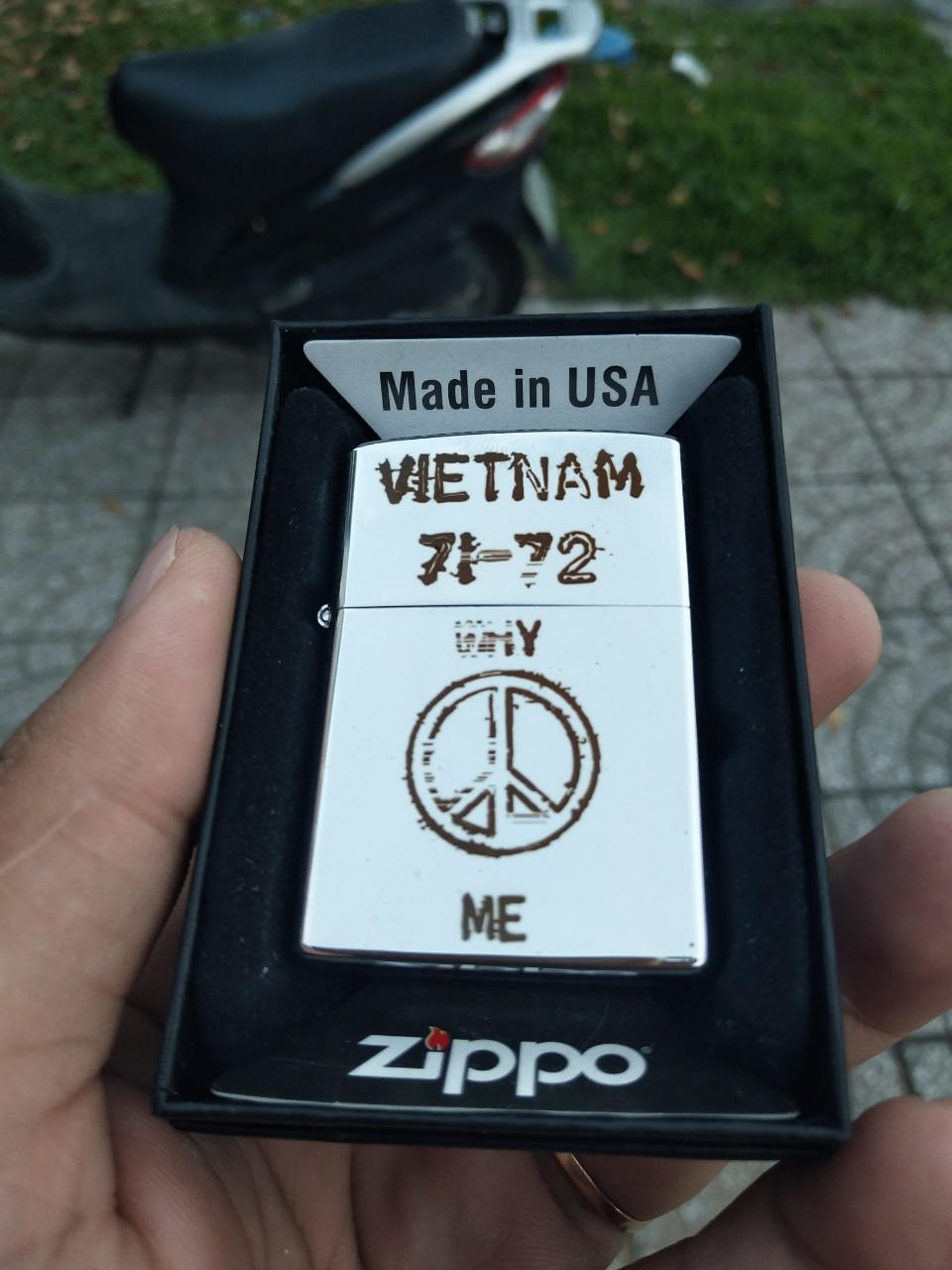 Vỏ Zippo USA Chủ Đề Chiến Tranh Việt Nam, Việt Nam War - Why Me