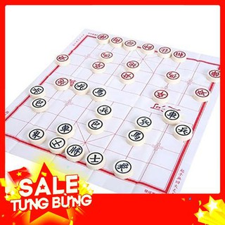 Sale bộ trò chơi cờ tướng kèm bàn giấy freeship