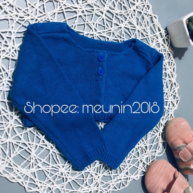 Áo len đẹp cho bé mềm mịn dài tay size 0-3m