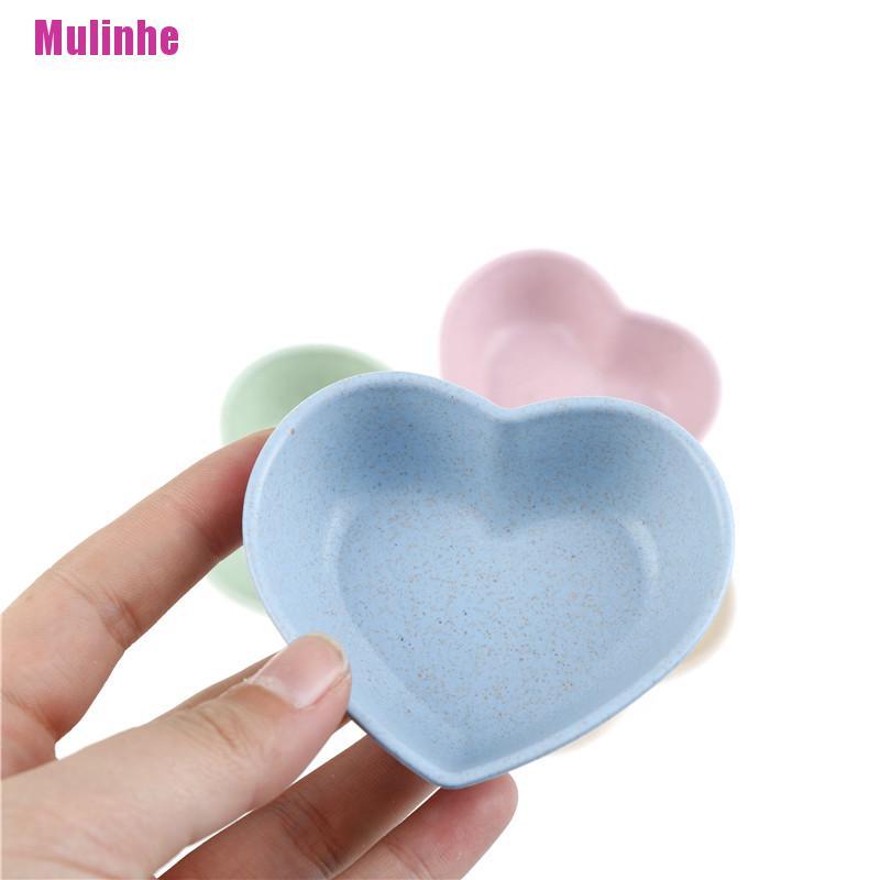 [Mulinhe] Tô Đựng Nước Sốt Trái Cây Hình Trái Tim Dành Cho Trẻ Em Ăn Tối