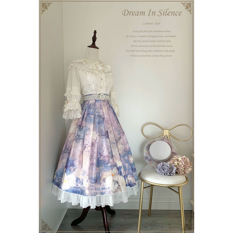 Chân Váy Xòe Phong Cách lolita Đáng Yêu Cho Nữ