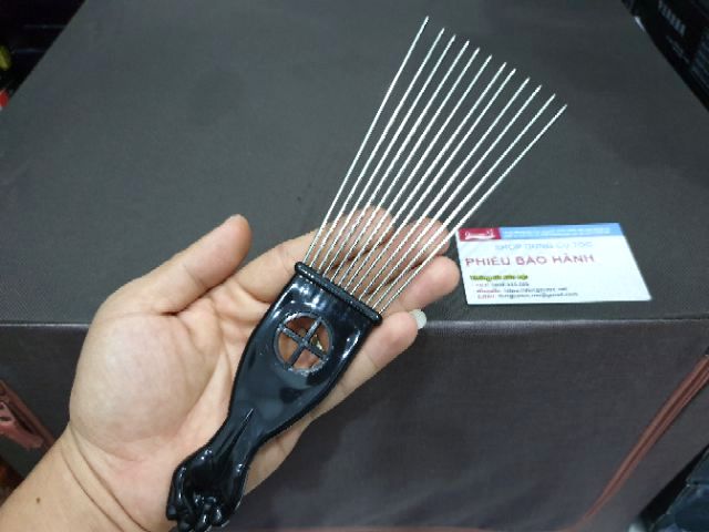 Lược Tạo Kiểu Tóc Premlock, Lược Thép Làm Tóc Châu Phi.(Ảnh thật)