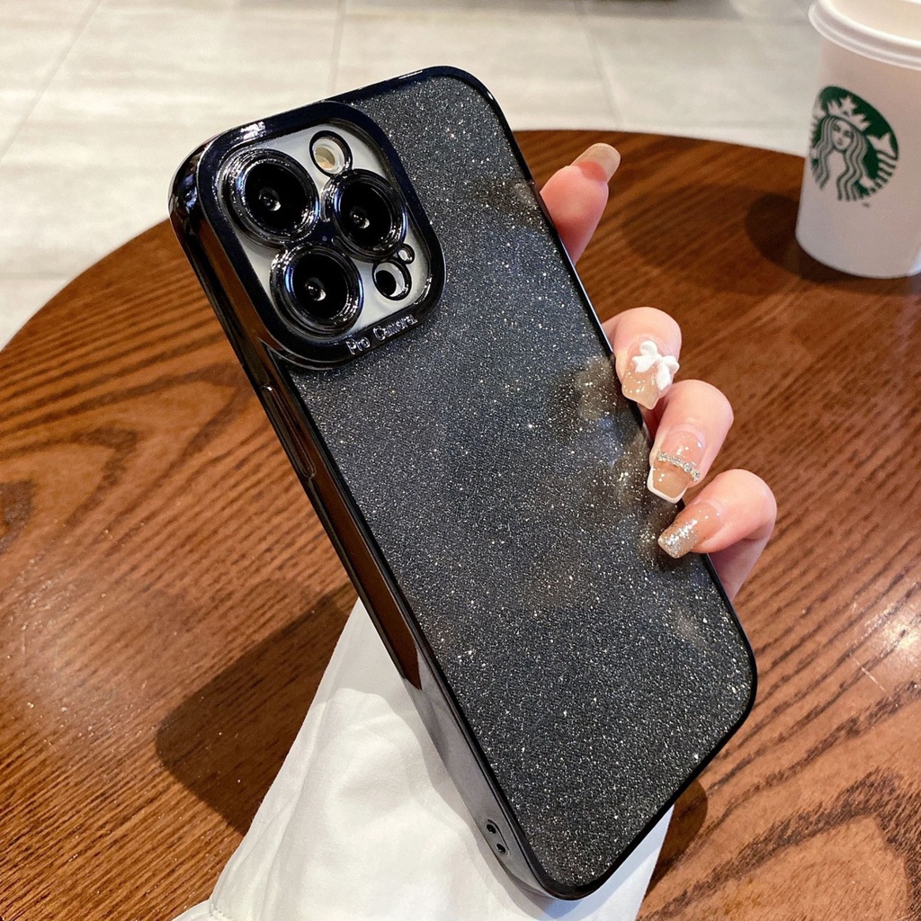 Ốp Điện Thoại Chống Sốc Lấp Lánh Mạ Điện Cho IPhone 13 12 11 Pro Max XS Max XR X