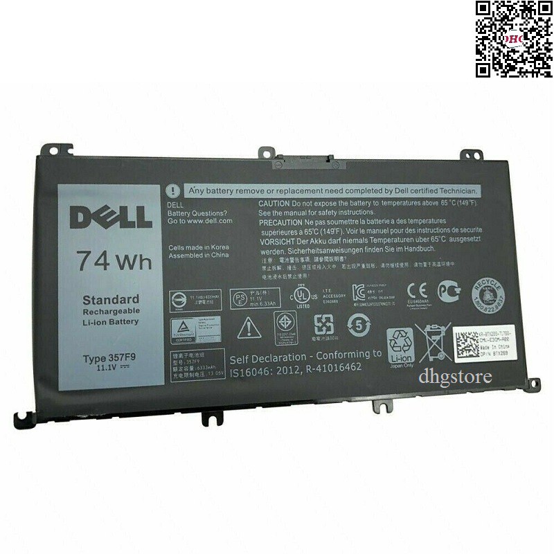 Pin laptop Dell Inspiron 15 5576 5577 7559 7566 7567 7566 7759 357F9