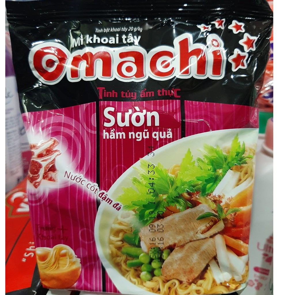 Mì Omachi Sợi khoai tây 82g (combo 5 gói )