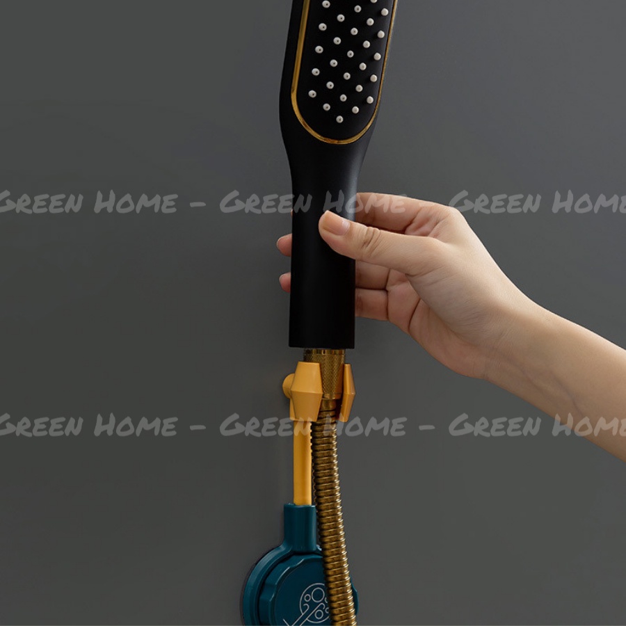 Giá đỡ vòi hoa sen gắn tường nhà tắm có thể xoay 360 độ, giá treo vòi bằng nhựa cao cấp siêu chắc chắn