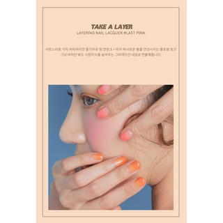 [ CHÍNH HÃNG 100%] Sơn Móng Tay 3CE Take A Layer Layering Nail Lacquer