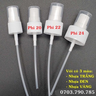 Nắp đầu vòi xịt phun sương phi 20 / 22 / 24
