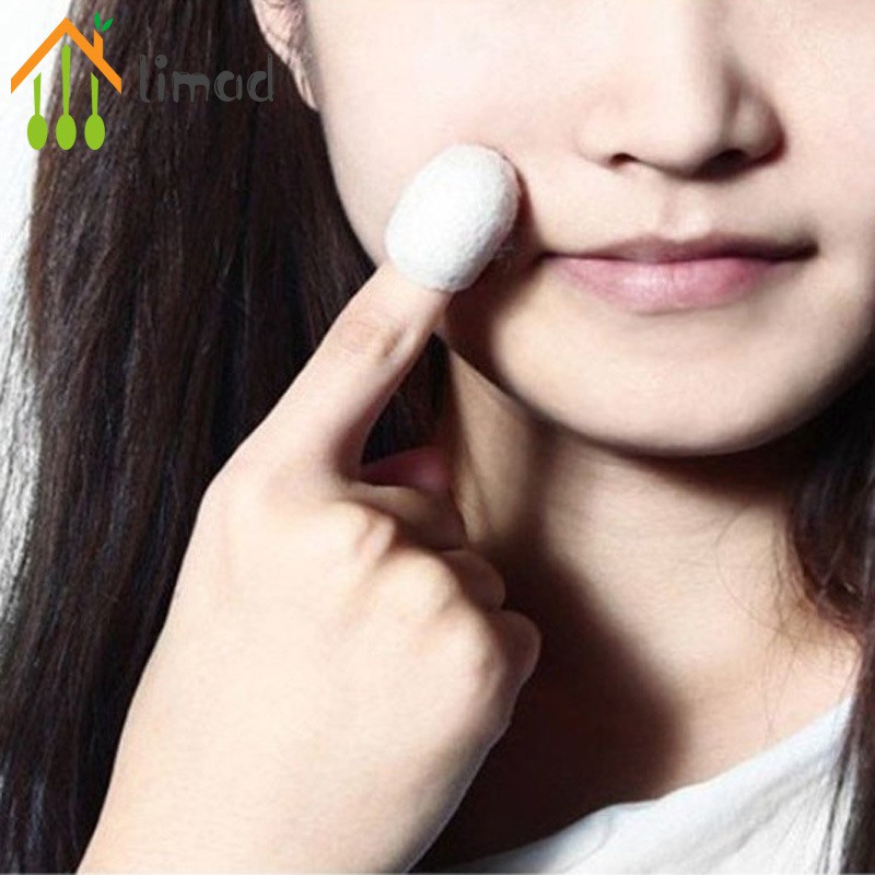 【COD】# limad 100Pcs Organic Natural Silk Cocoons Silkworm Balls Facial Skin Care Scrub Purifying Acne Anti Aging Whitening