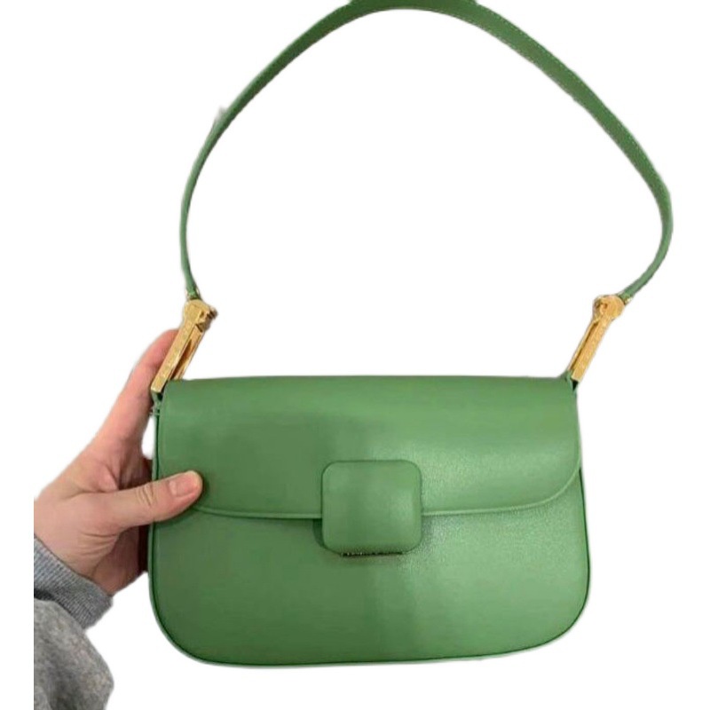 Túi đeo dưới cánh tay Hình Vuông Cỡ Nhỏ Màu Trơn Thiết Kế Đơn Giản Thời Trang Cho Nữ