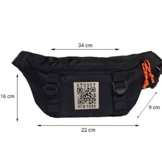 ⚡Freeship⚡ Túi Đeo Chéo bao tử Stussy Originals Atric Bum Chất Dù Polyester TỐT / túi bao tử / túi chéo / túi đeo chéo