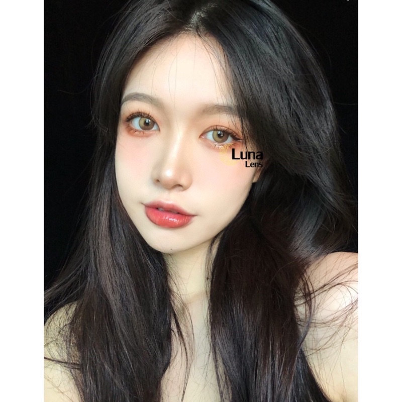 KÍNH ÁP TRÒNG MÀU NÂU HỔ PHÁCH YOYO BROWN SIÊU ÊM SIÊU MỀM NỘI ĐỊA TRUNG QUỐC - LENS CÓ ĐỘ CẬN