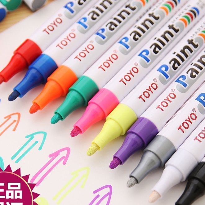Bút sơn Toyo Paint marker SR101 phục hồi màu cho tất cả các bề mặt