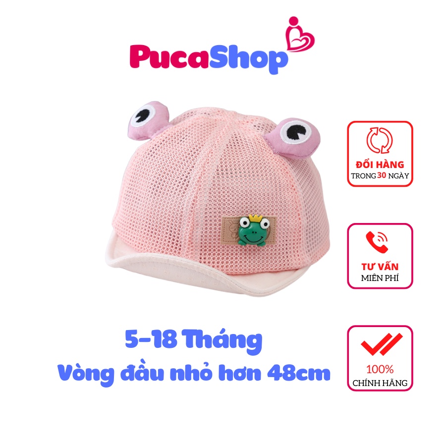 Mũ nón lưỡi trai bê rê cho bé trai bé gái xinh 5-18 Tháng kiểu trẻ em hàn quốc dễ thương PUCASHOP