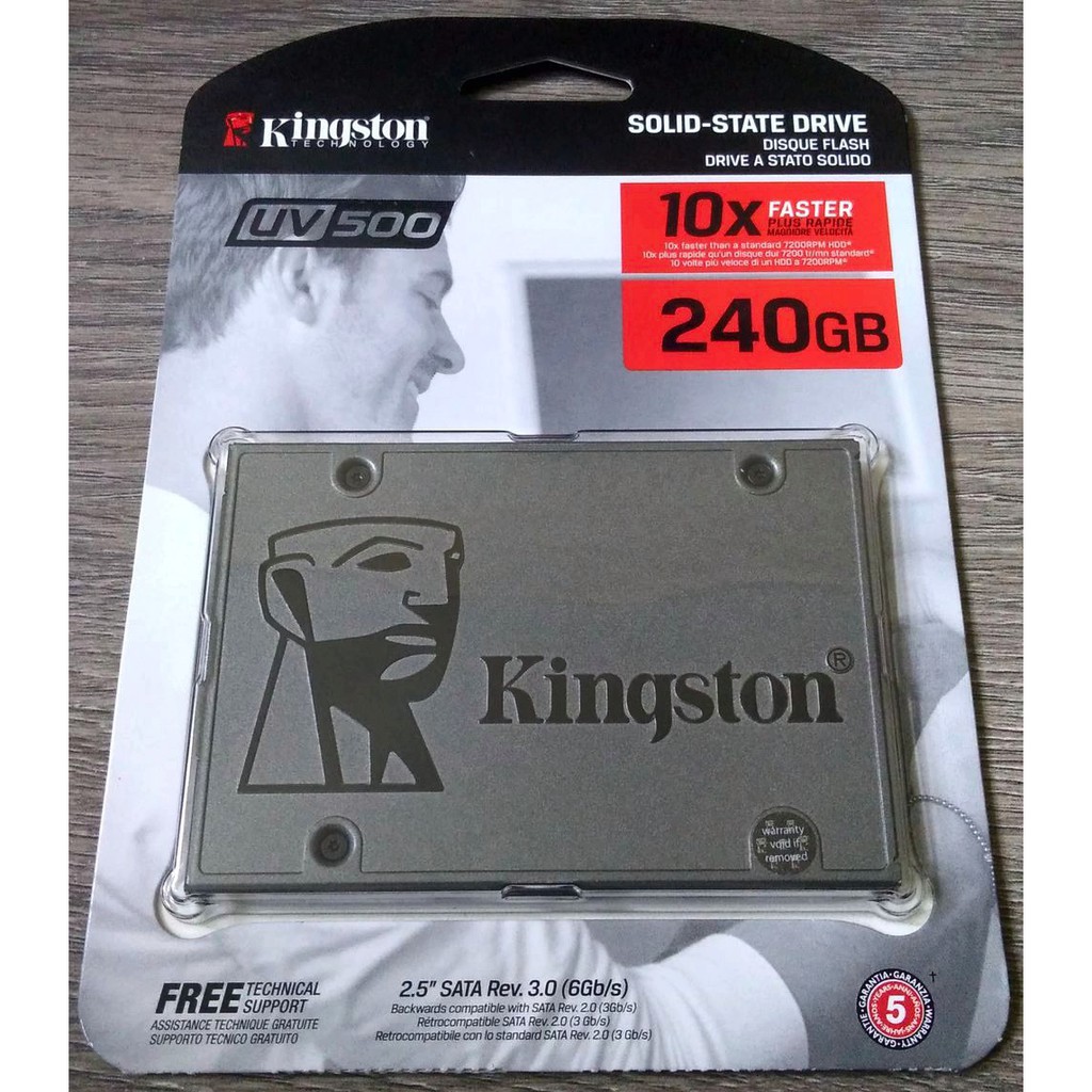 Ổ cứng SSD Kingston 240G SUV500 Sata3 2.5 inch Bảo hành 36T | BigBuy360 - bigbuy360.vn