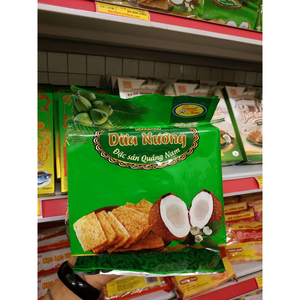 Combo 35 gói Bánh Dừa Nướng - Đặc Sản Quảng Nam gói 180g