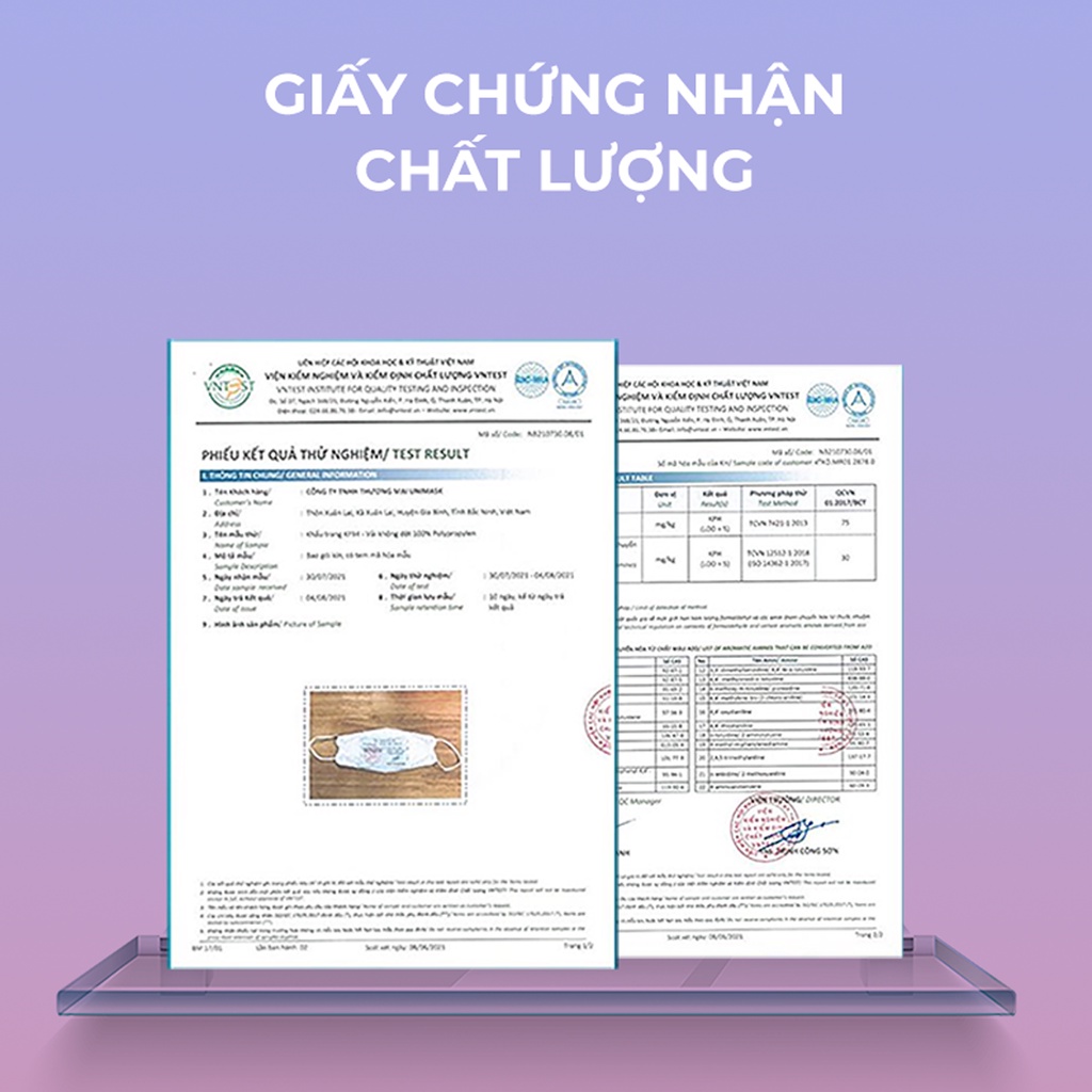 Khẩu trang hình kf94 Blamor thời trang thiết kế Hàn Quốc 3d 4 lớp thông thoáng dễ thở OMBRE 2