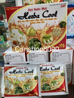 Bột nước mát và bột sủi herba cool