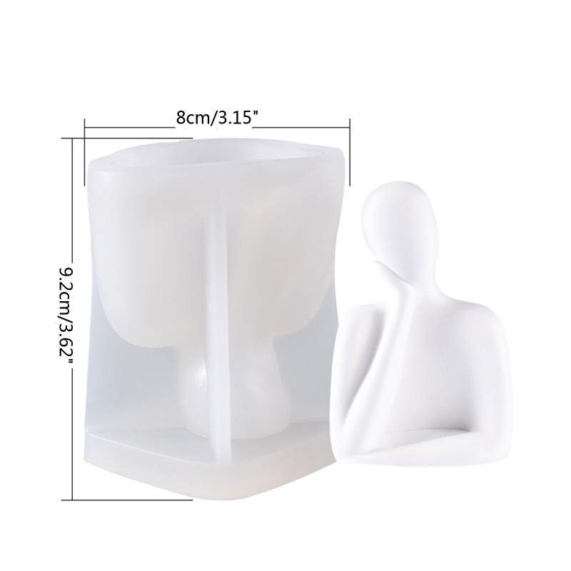 1 / 3 Khuôn Làm Nến Đất Sét Polymer