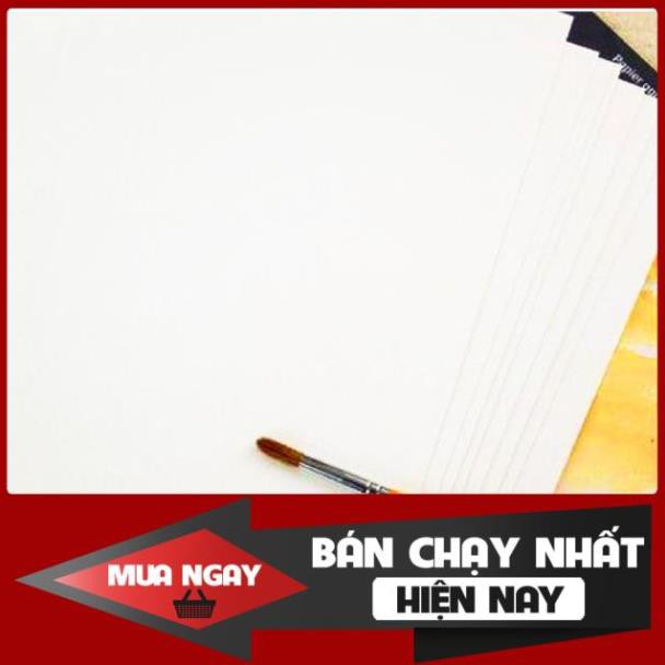 GIẤY CANSON PHÁP ĐL 180g/m2- A3,A4(tập 10 tờ)